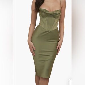 Green formal dress